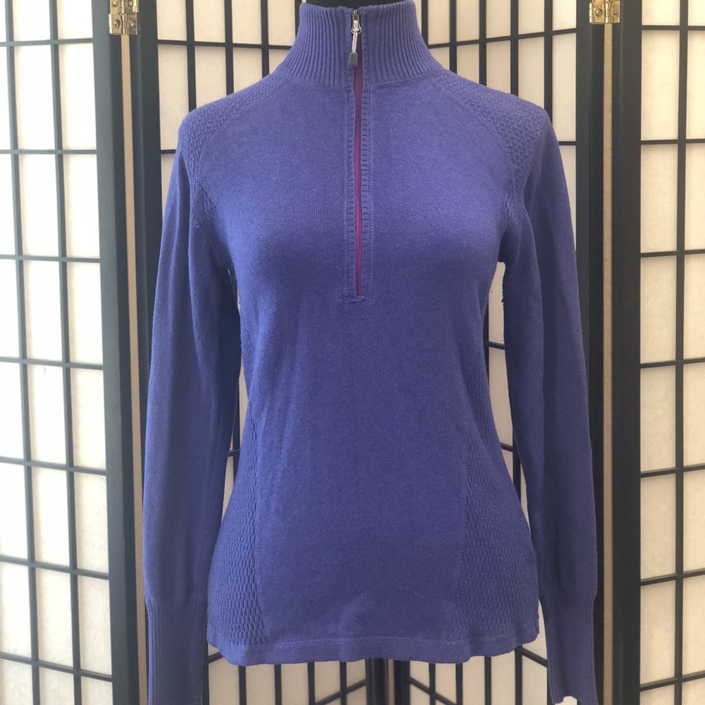 Zip Fleece Pullover.